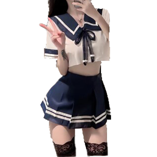 へそ出しセーラー服 SH06